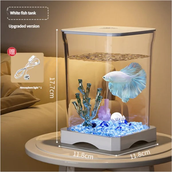 4K Desktop Fish Tank Acrylic With Detachable Panel Premium