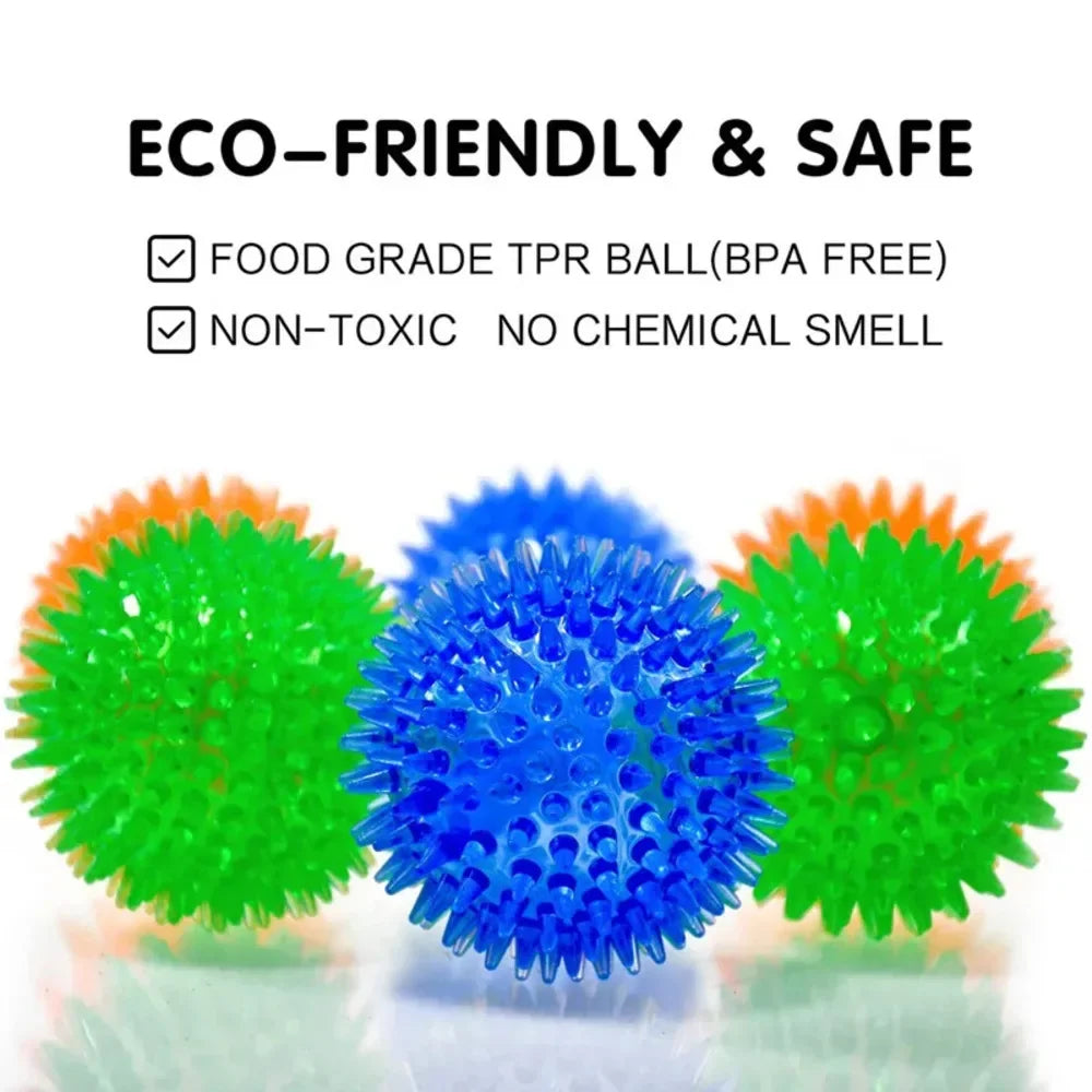 Pet Chew Toy Squeaky Ball For Dogs And Cats Interactive