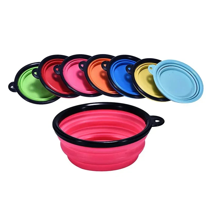 YTYIN Foldable 350mL Pet Bowl Portable Travel Dogs Cats