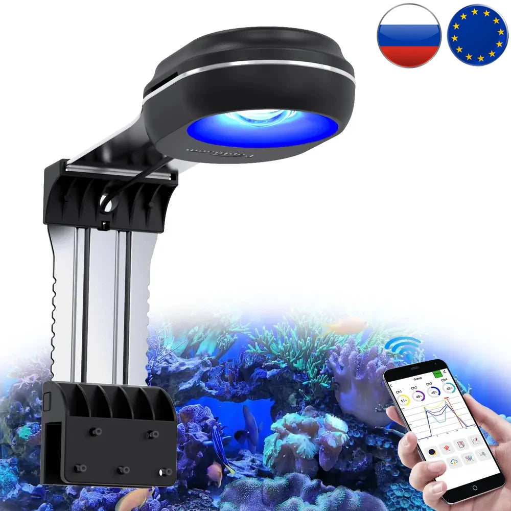 PopBloom RL60 Nano Aquarium Lamp 60W Full Spectrum WiFi App