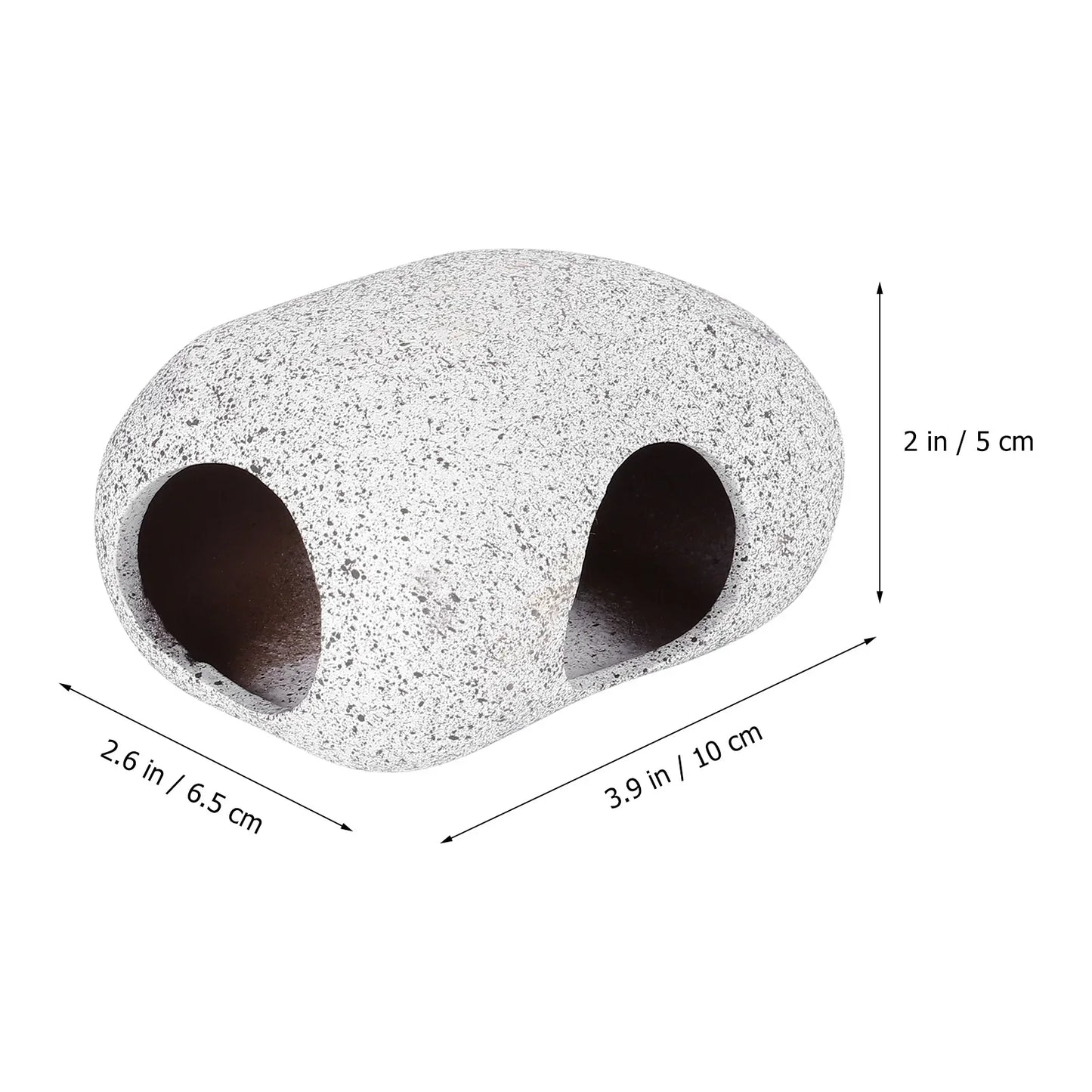 Ceramic Fish Eluding House Hiding Tank Cave Aquarium Shrimp Adornment Decorations naments Breeding Cave Pet Products Safe Easy