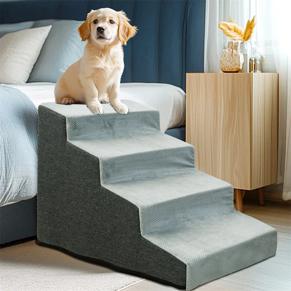 Dog Door Pet Ramp Stairs 3 Step 4 Step High Density Foam