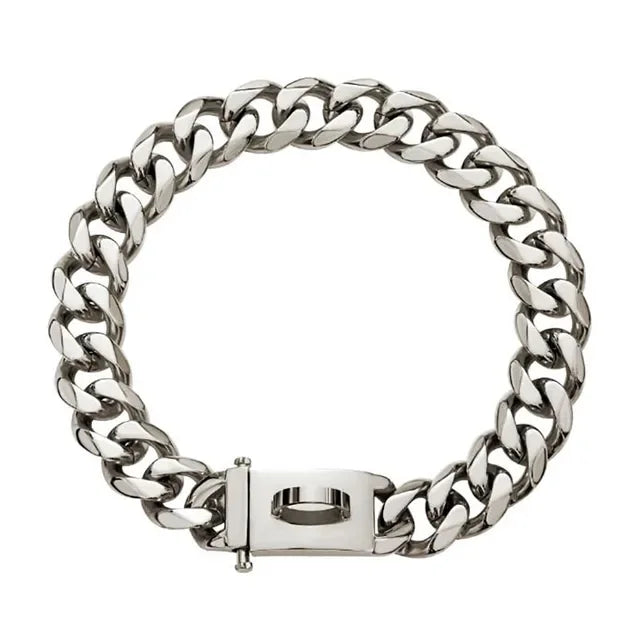 Stainless Steel Dog Chain Collar For Large Pitbull Bulldog