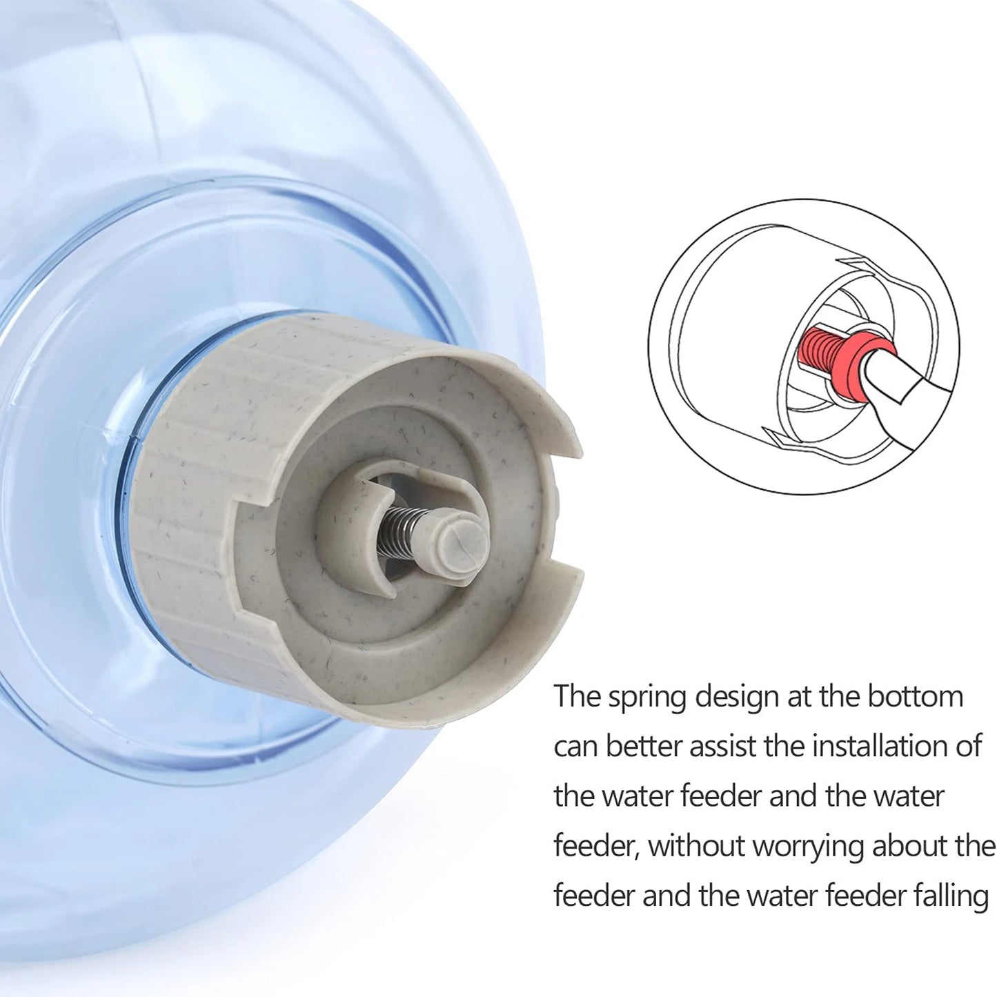 Automatic Water Dispenser Pet Feeder Large Capacity Bowl