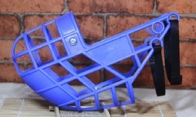 Adjustable Dog Muzzle Breathable Plastic Mouth Cover S M L