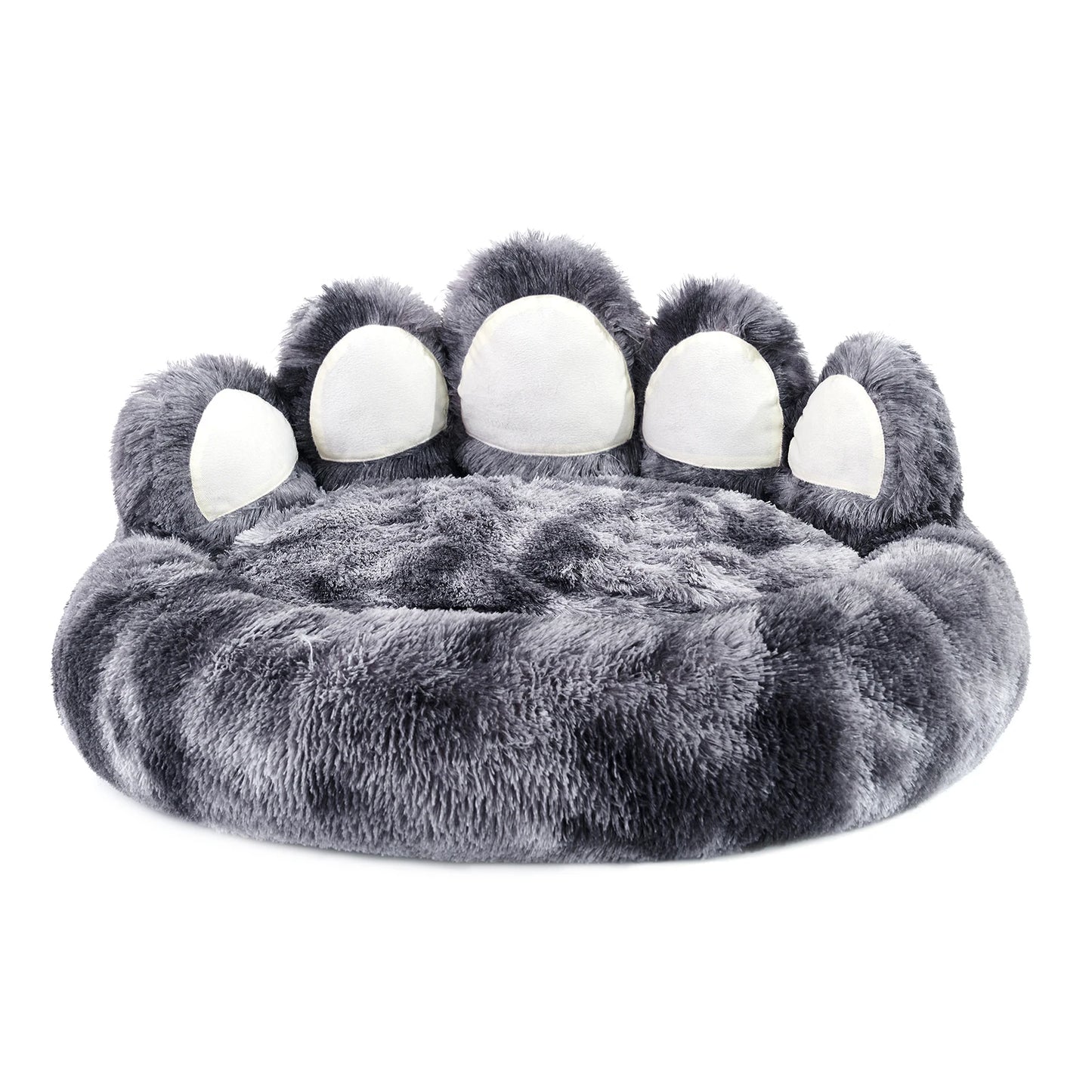 PETARTCN Paw Shape Cozy Warm Dog Bed For Furry Friends