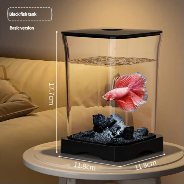 4K Desktop Fish Tank Acrylic With Detachable Panel Premium