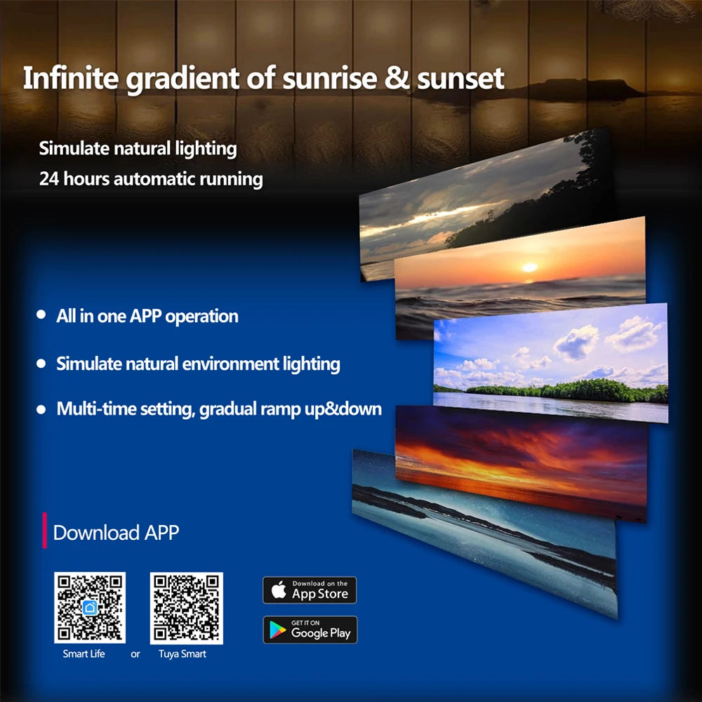 PopBloom H75 WiFi Dimmable LED Aquarium Light With Hang Kit