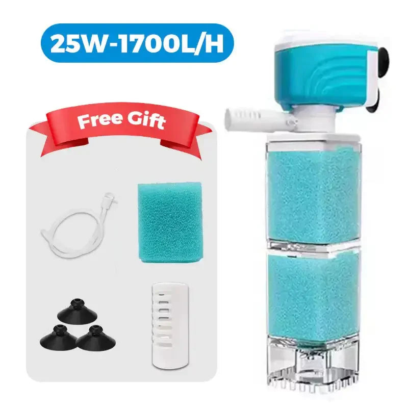 Automatic Aquarium Filter System 4W 220V Oxygenated Water