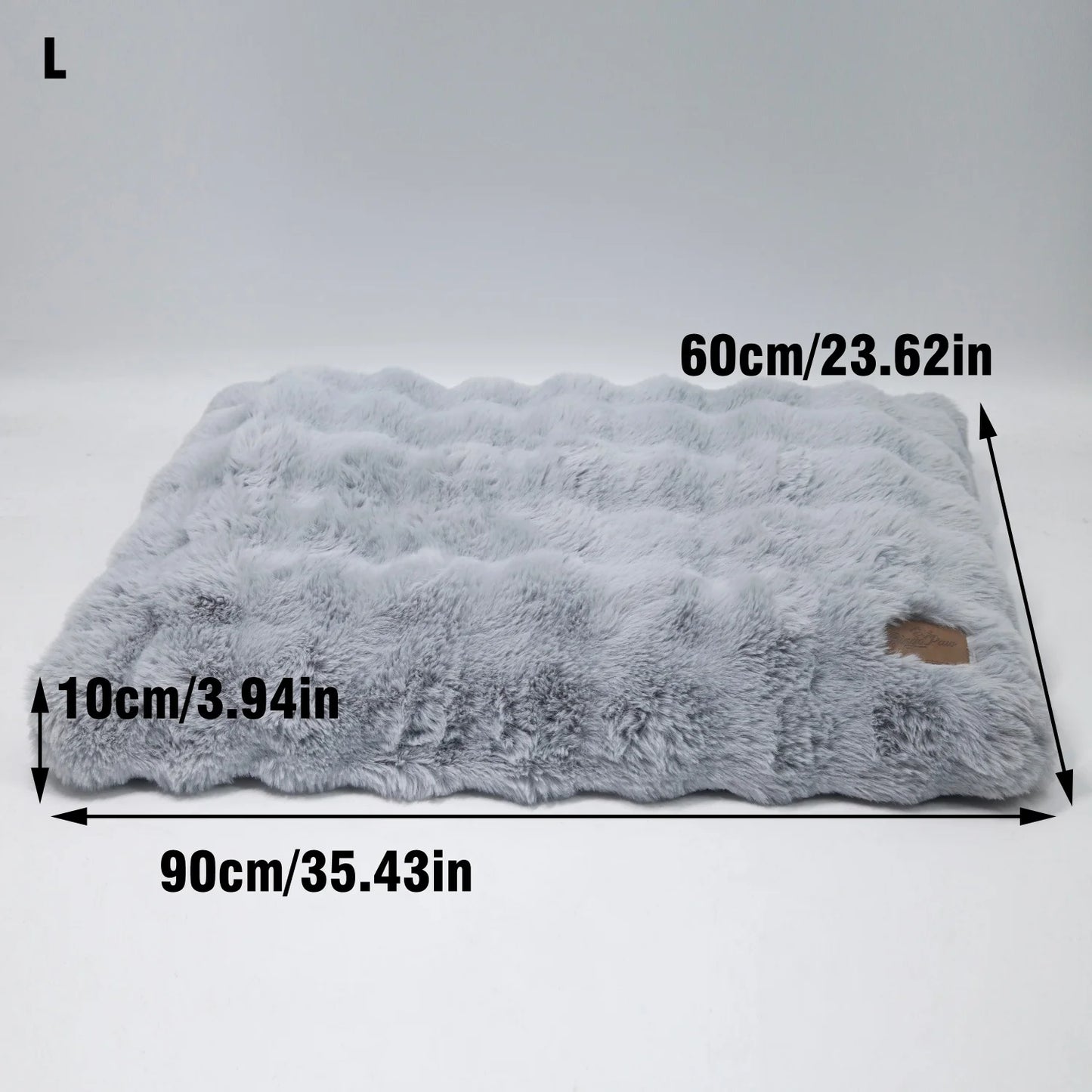 M-4XL Ultra-soft Plush Dog Bed Pet Cat Calming Sleeping Bed Thicker Foam Base Crate Bed Multiple Sizes Option for Dogs