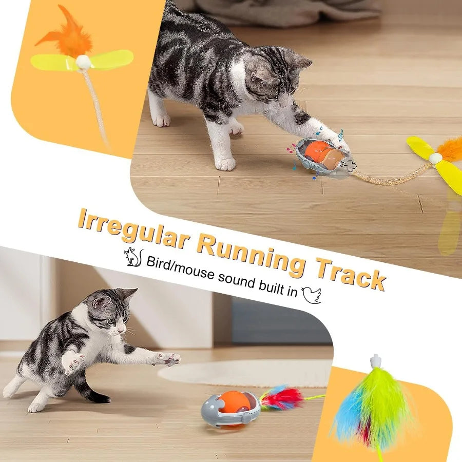 Hign-Concerned Kitten Friendly Interactive Cat Toys Mice