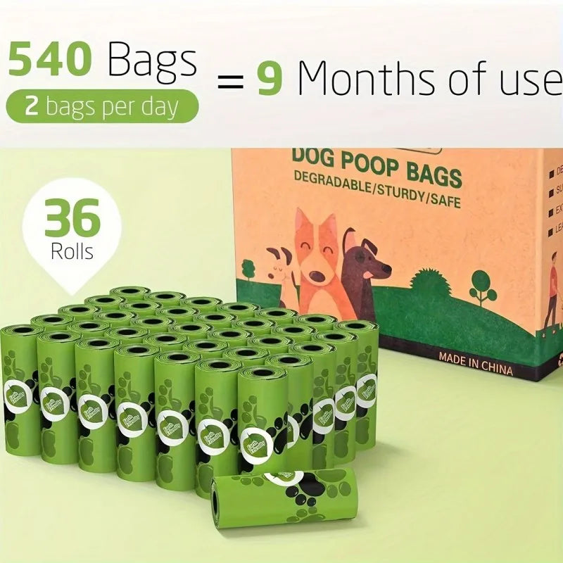 Biodegradable Pet Waste Bags Extra Thick 120 Count For Pets