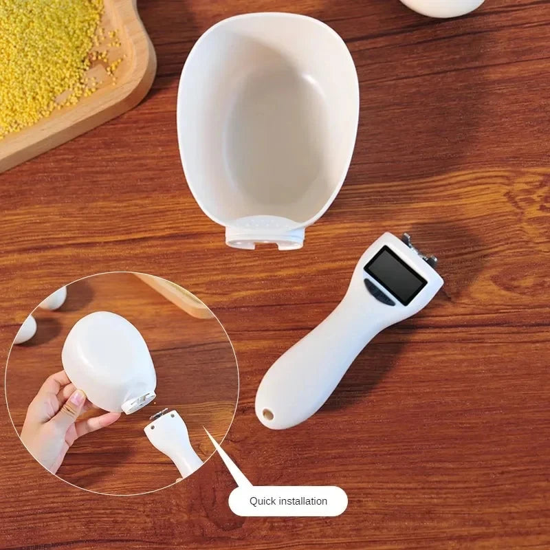 Digital Pet Food Measuring Scoop With LED Display Scale