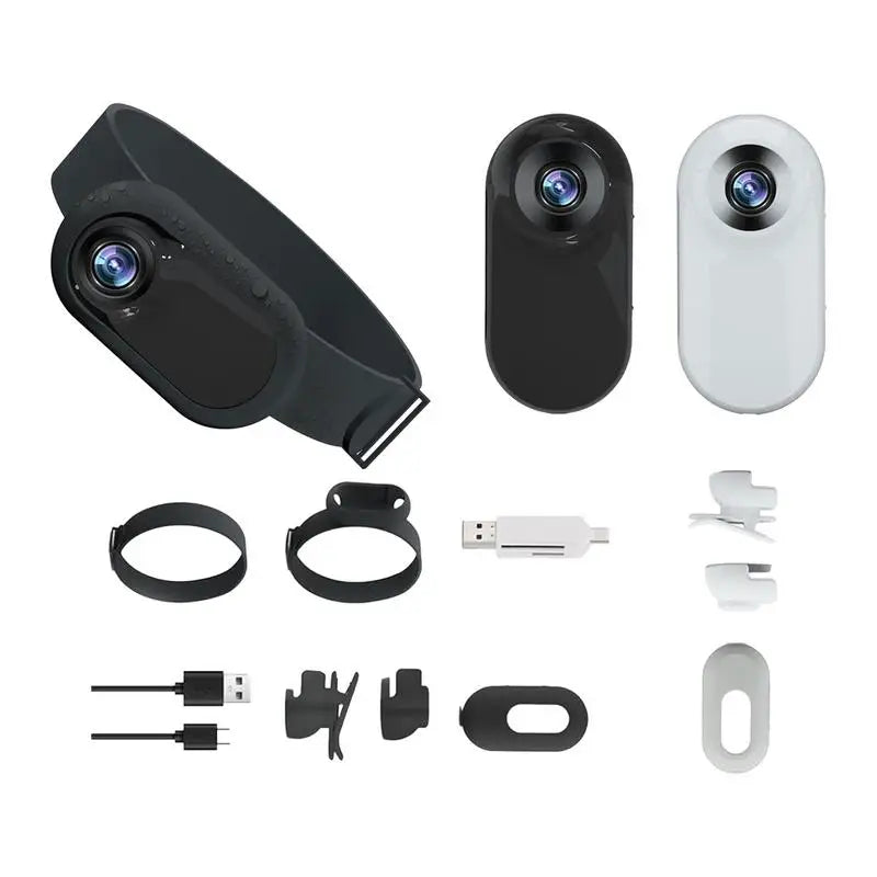 Pet Collar Camera 1080P Mini With Screen For Recording
