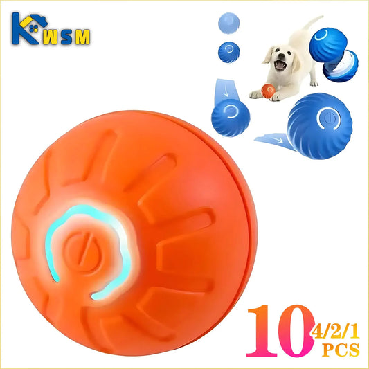 Smart Dog Toy Ball Moving Interactive USB Puppy Gift