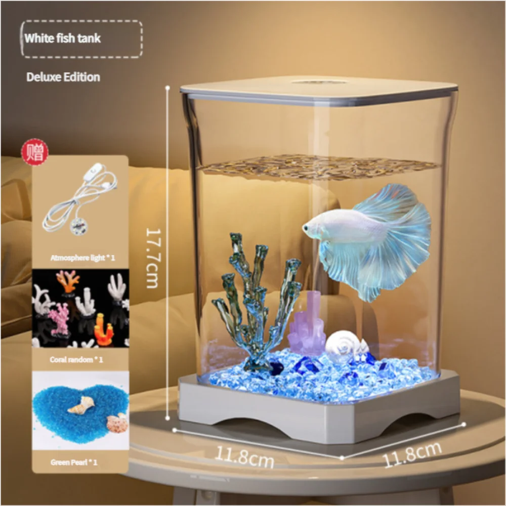 4K Desktop Fish Tank Acrylic With Detachable Panel Premium