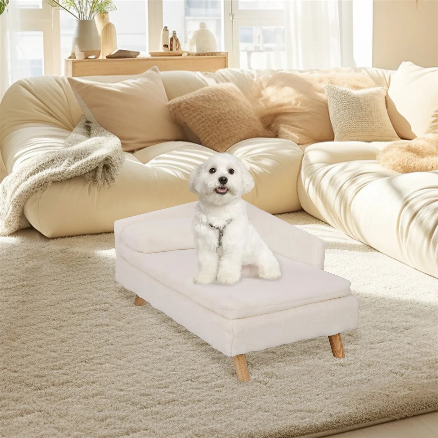 Elevated Pet Bed Bingopawcn Waterproof Cozy Pad Small Dog
