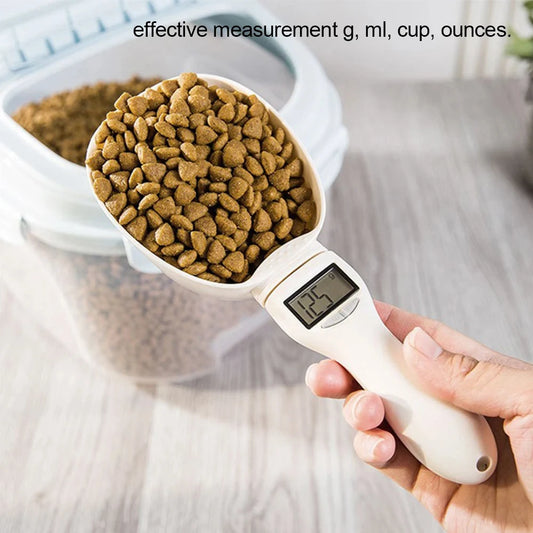 Digital Pet Food Measuring Scoop With LED Display Scale