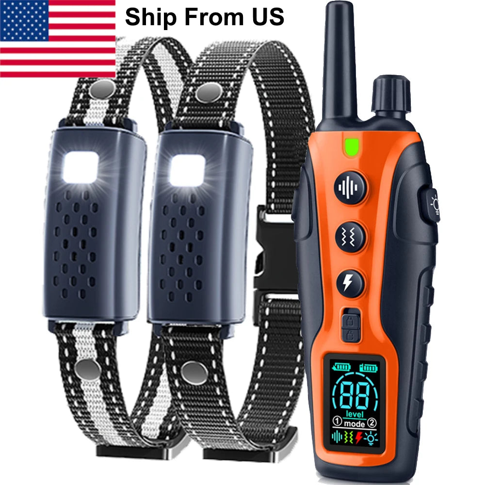 WXRPET RS3 Dog Training Collar Remote Beep Vibration 3300Ft