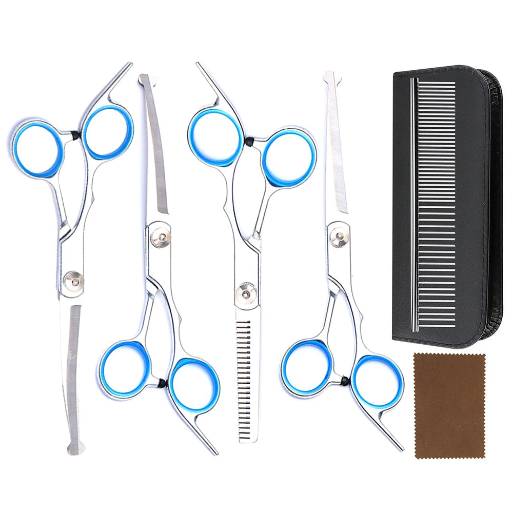 7 Inch 4CR Stainless Steel Dog Grooming Scissors Set