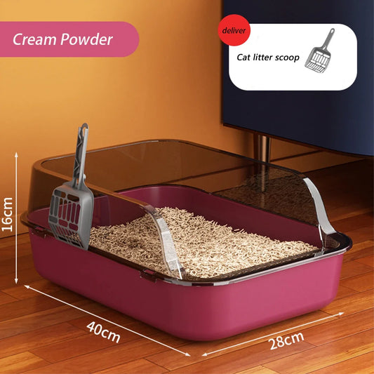 Choice Cat Litter Box High Sides Splashproof For Cats