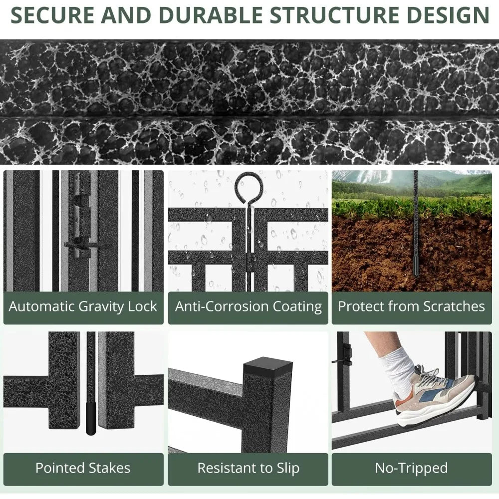 Hign Concerned Outdoor Dog Fence 40 Inch 16 Panel Playpen