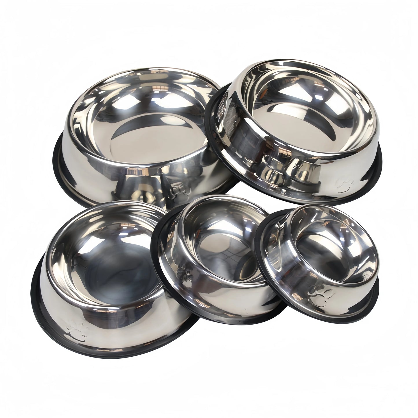 YTYIN Stainless Steel Pet Bowl For Dogs And Cats Easy Clean