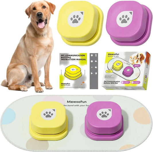 Mewoofun Dog Buttons for Communication Talking Training